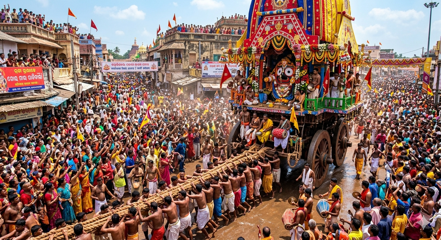 Home Rath Yatra Festival Procession