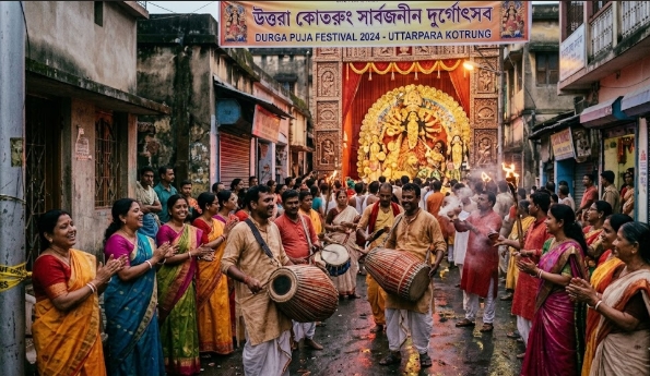Durga Puja Festival Celebration in Uttarpara Kotrung screenshot 22 5 2026 84649 gemini.google.com