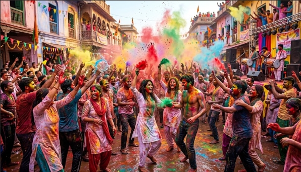 Home Holi Festival Celebrations